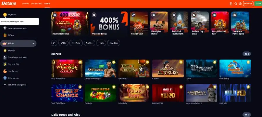 Betano casino online